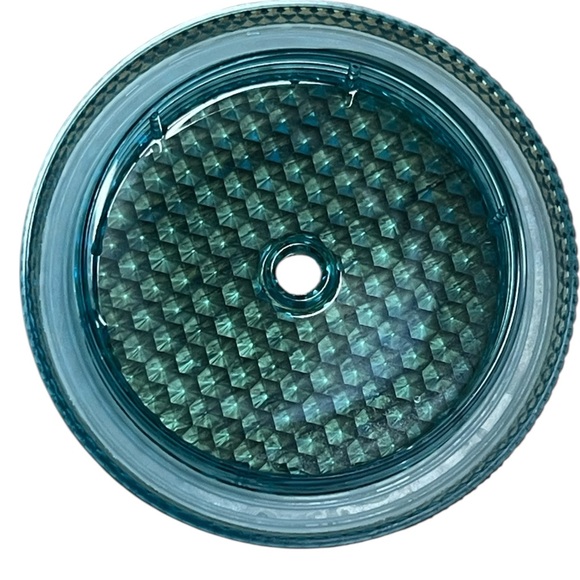 Starbucks Cold Beverage Blue Ombré Textured Jewel Sparkle Tumbler w/Straw 24 oz - Picture 9 of 9